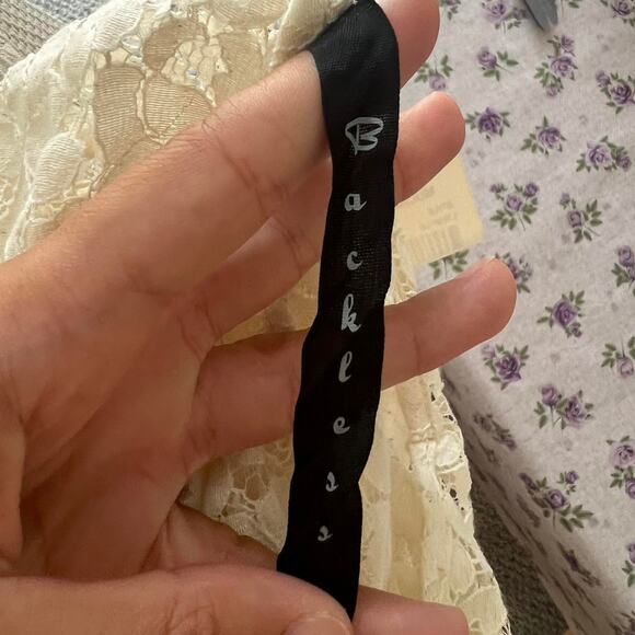 Cream nwt dress lord & taylor XS - Picture 6 of 8